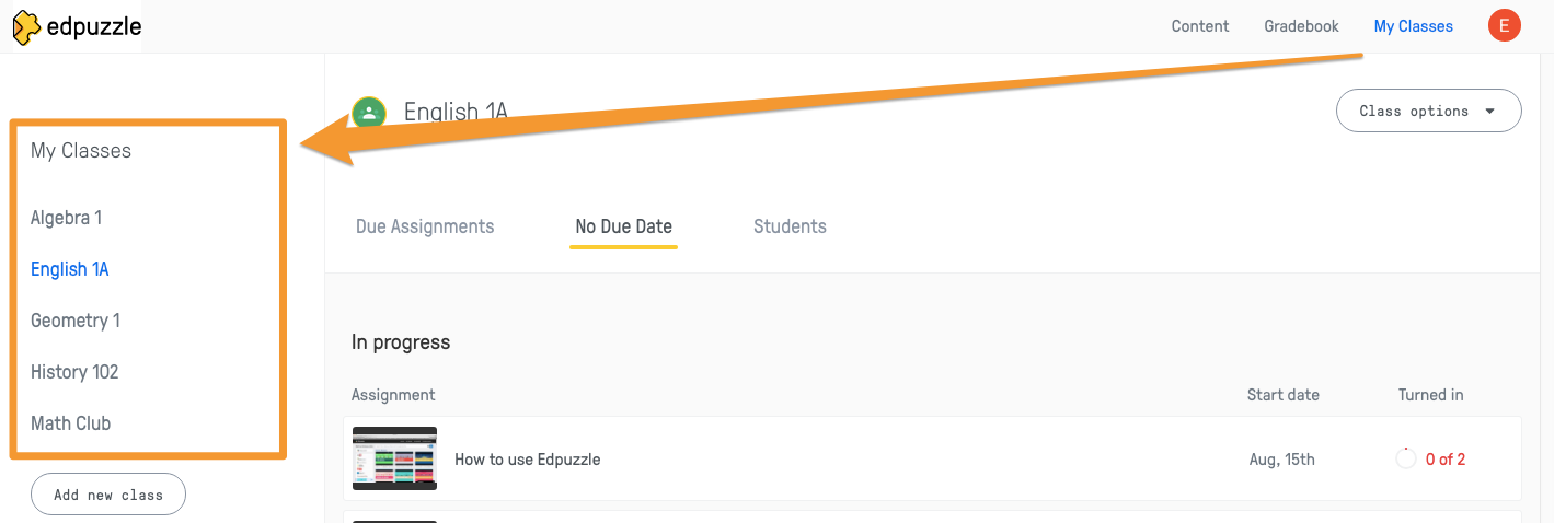 Managing My Classes Students Edpuzzle Help Center