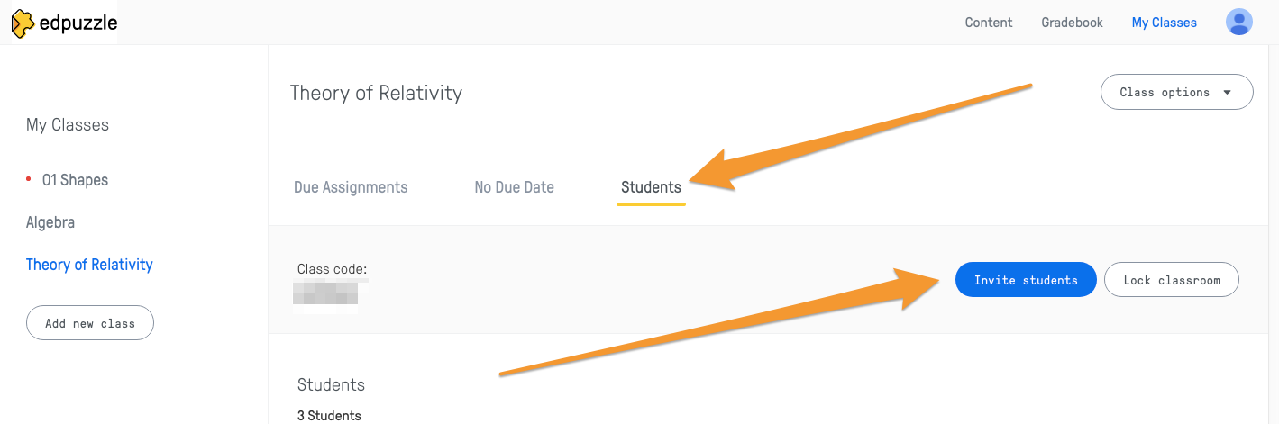 How Do I Invite New Students To My Class Edpuzzle Help Center